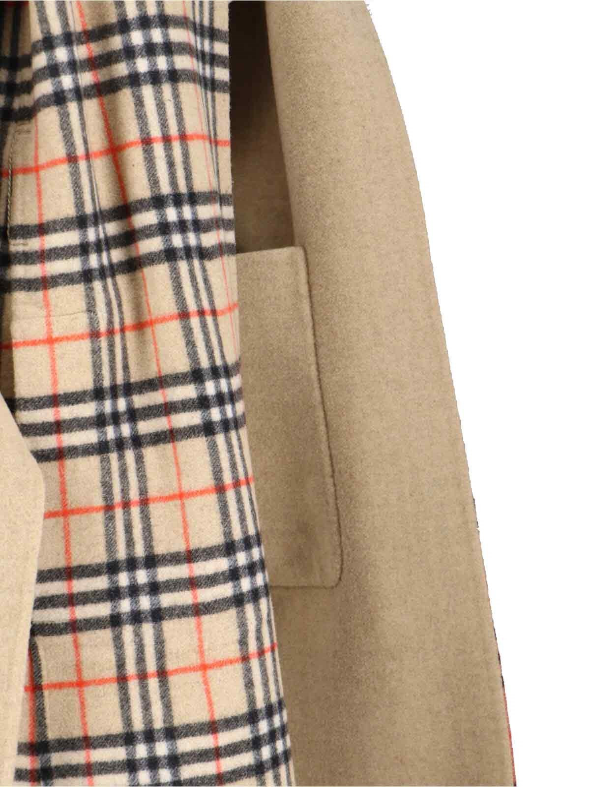 REVERSIBLE WOOL COAT - 5