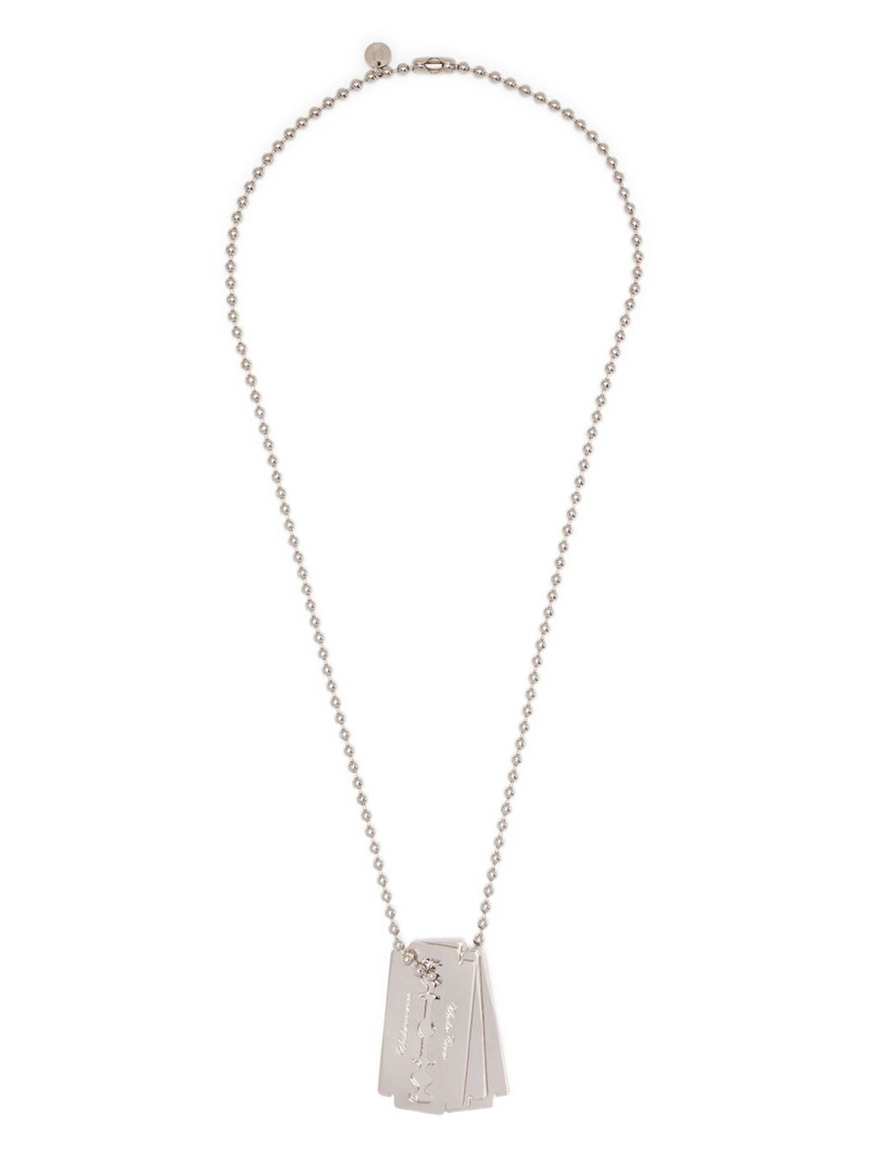 logo-charm necklace 1