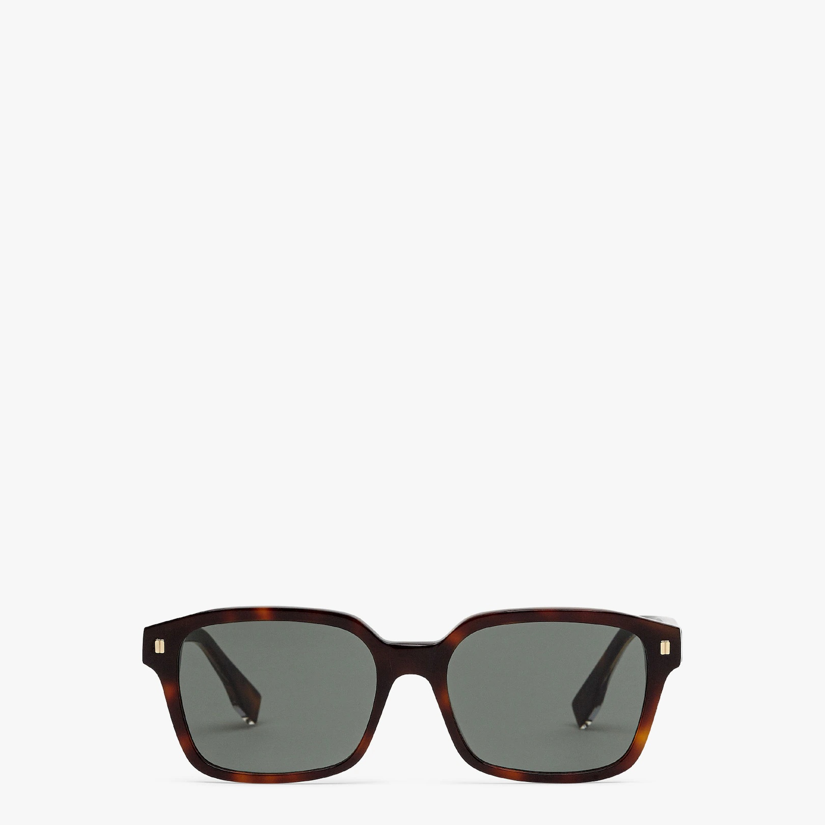 Low bridge fit brown sunglasses - 1