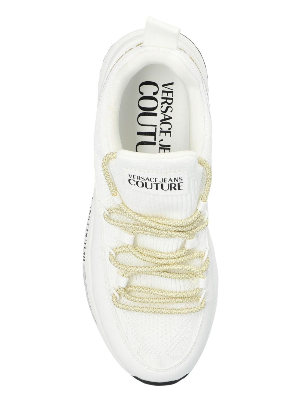 Dynamic logo-print leather sneakers - 6