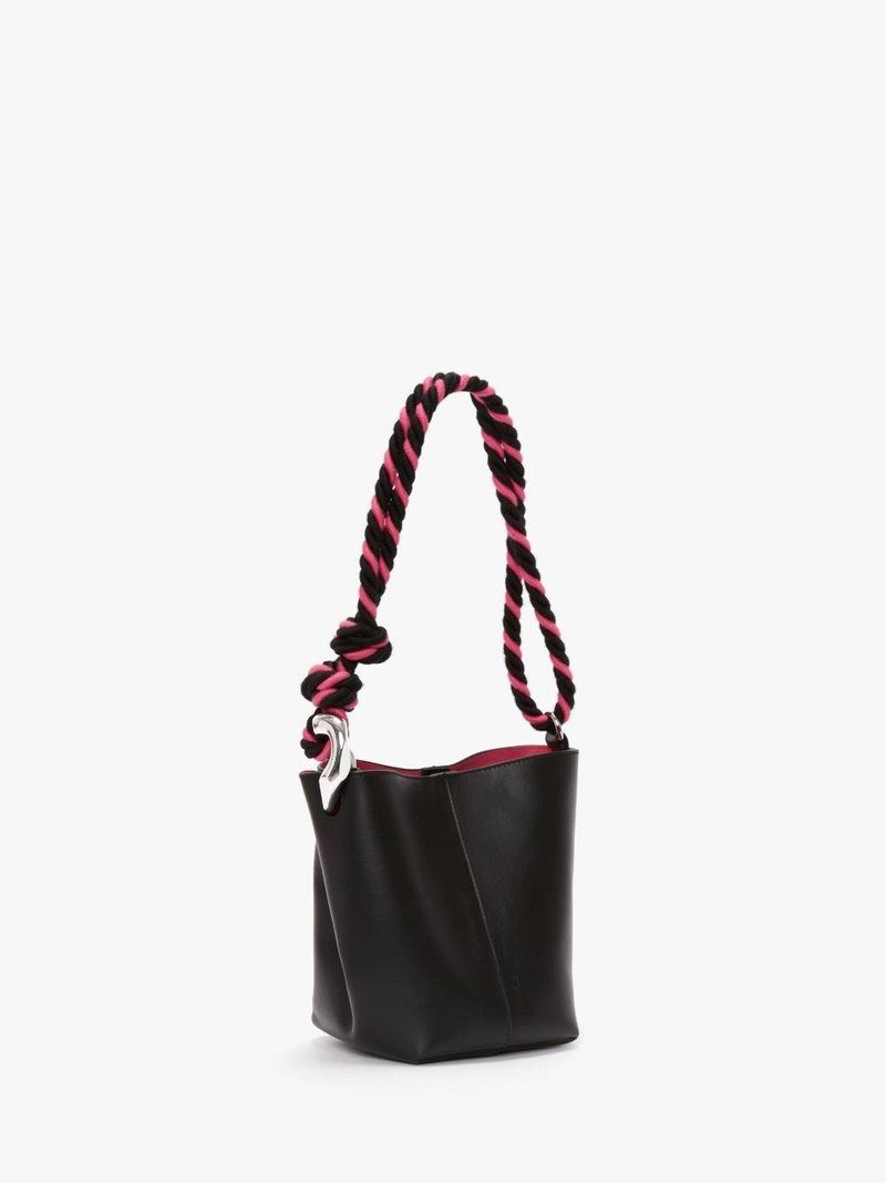JW Anderson SMALL JWA CORNER BUCKET - LEATHER BUCKET BAG outlook