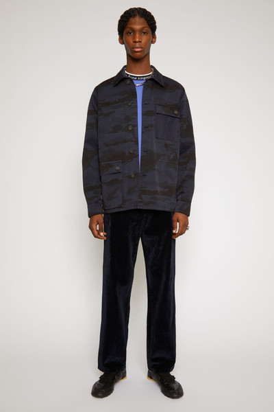 Acne Studios Reversible chore jacket mid blue outlook