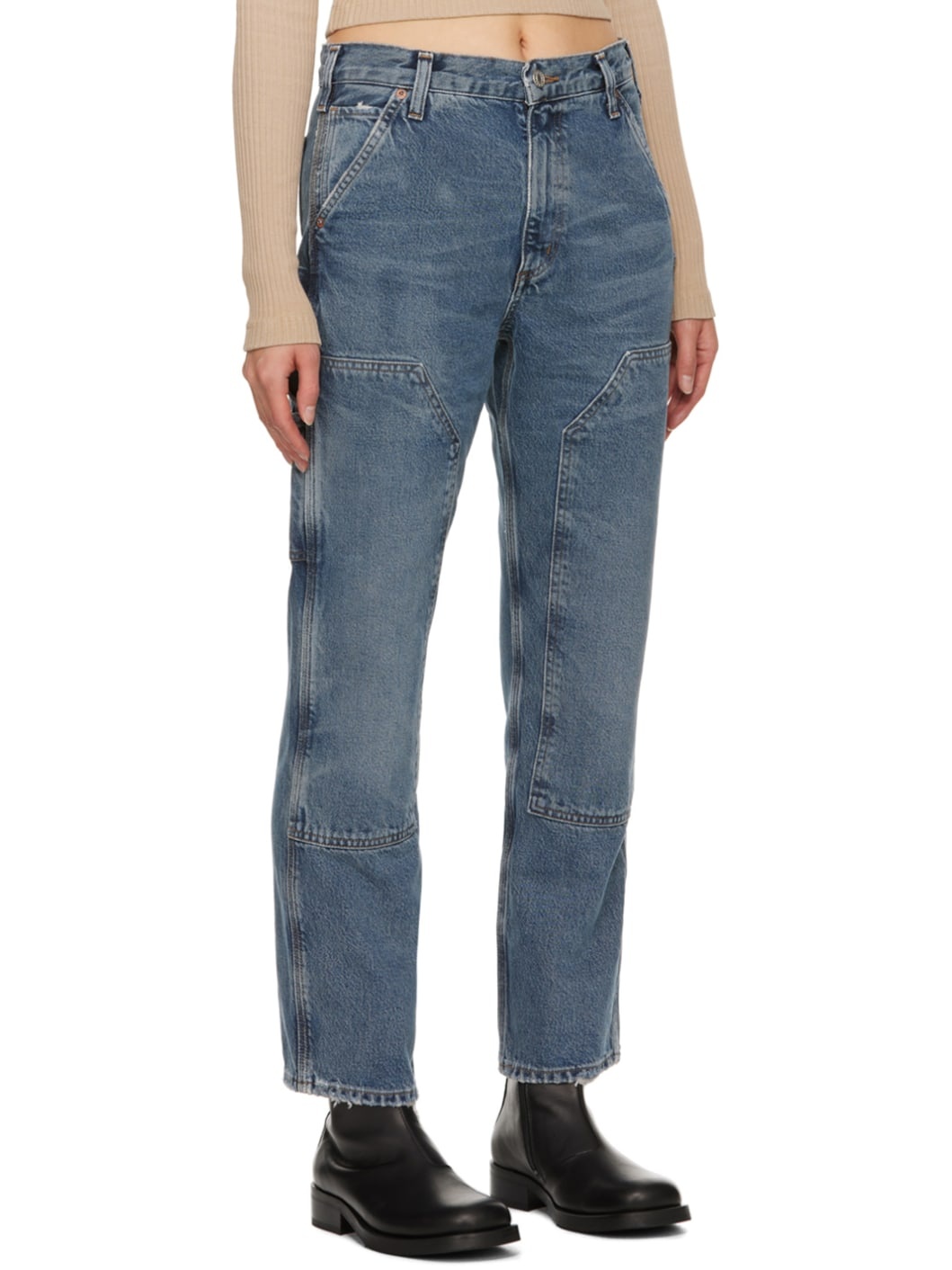 Blue Rami Jeans - 2