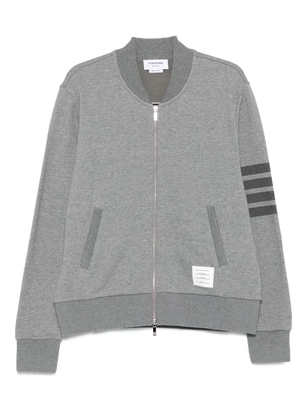 three-stripe zip-up sweatshirt - 1