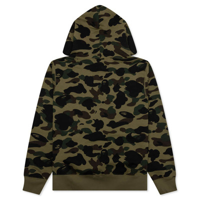 A BATHING APE® 1ST CAMO COLLEGE PULLOVER HOODIE - GREEN outlook
