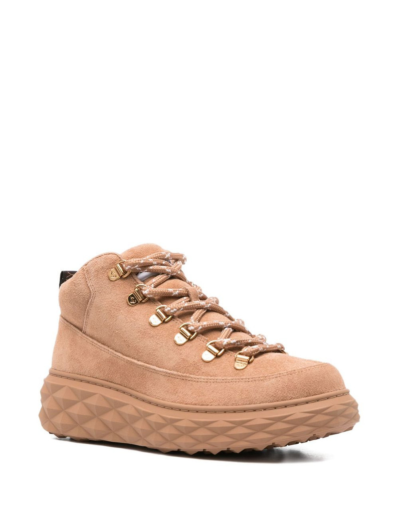 JIMMY CHOO Diamond platform sneakers outlook
