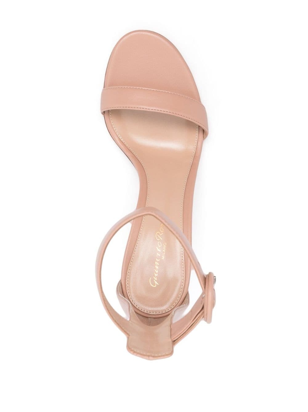 Portofino 100mm leather sandals - 4
