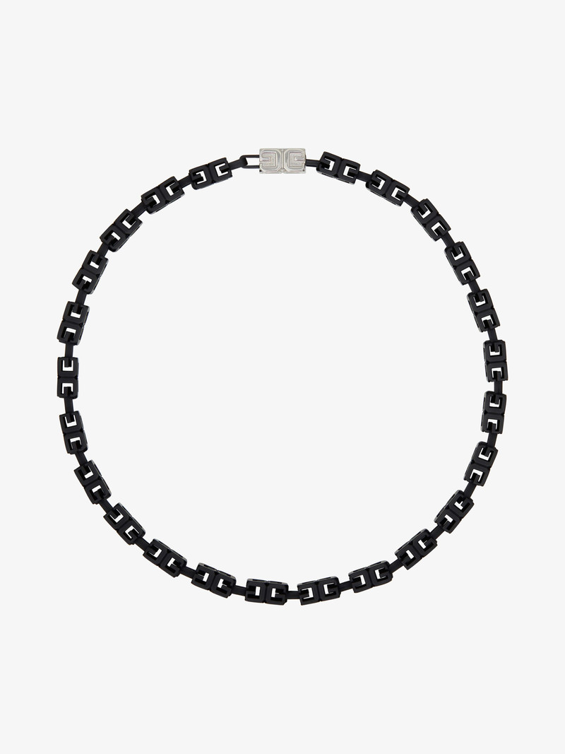 G CUBE NECKLACE IN ENAMELLED METAL 4