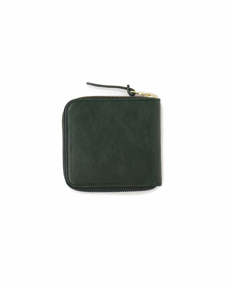 visvim LEATHER BI-FOLD WALLET GREEN outlook