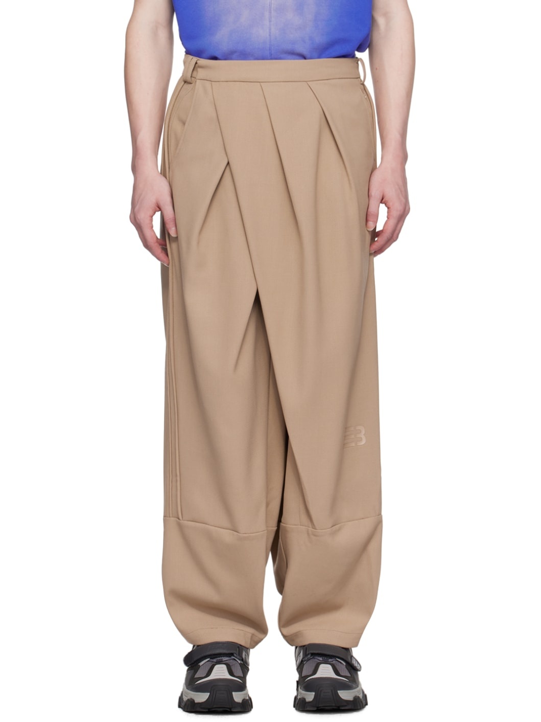 Beige Odom Trousers - 1