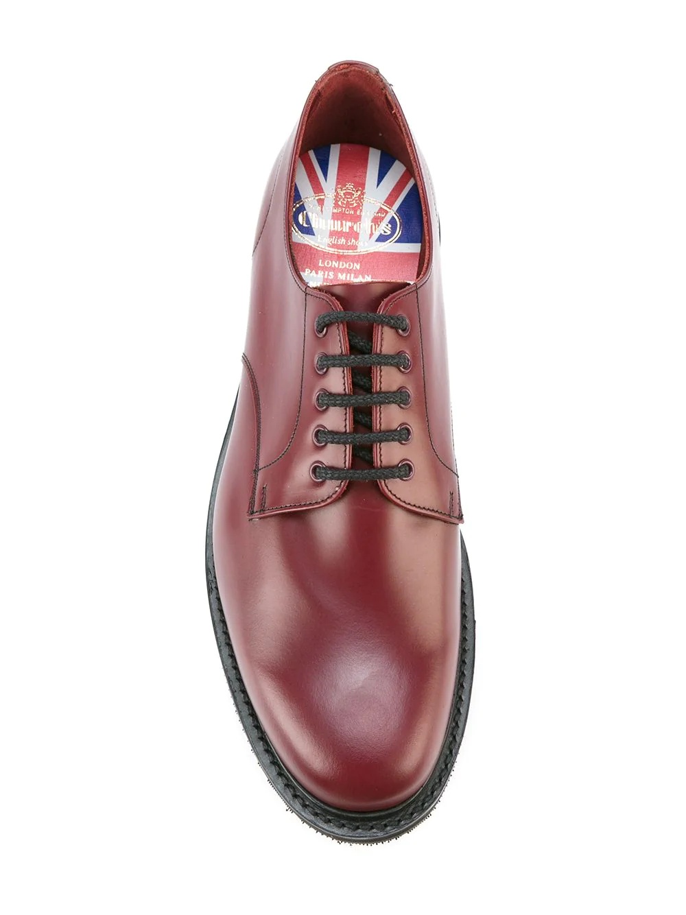 chunky sole derby shoes - 4