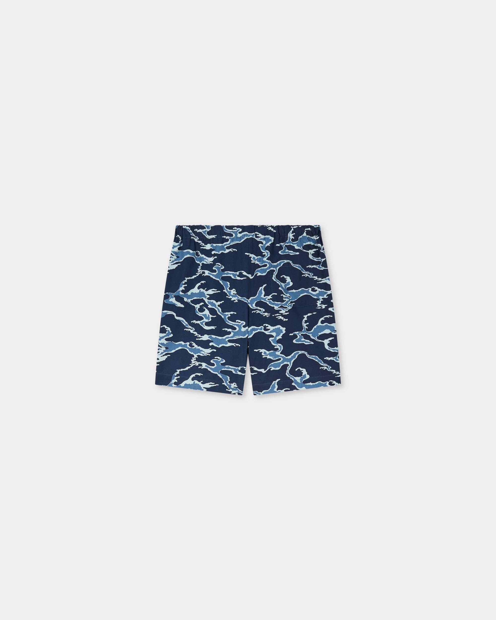 'KENZO Ocean Camo' elasticated short in cotton - 2