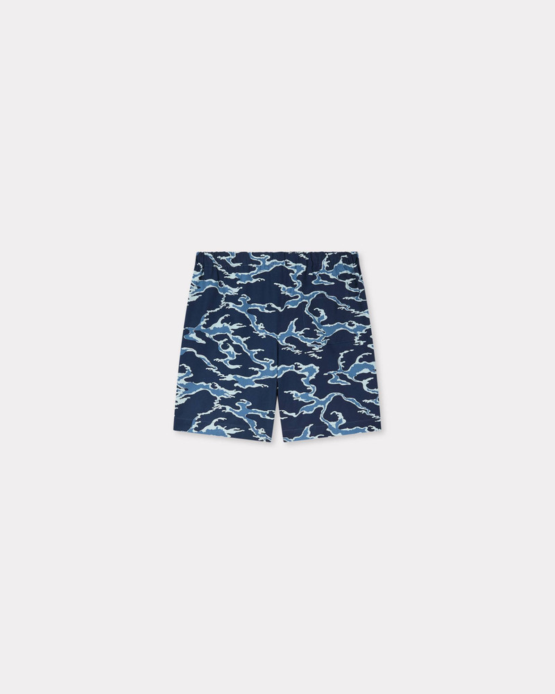 KENZO 'KENZO Ocean Camo' elasticated short in cotton outlook