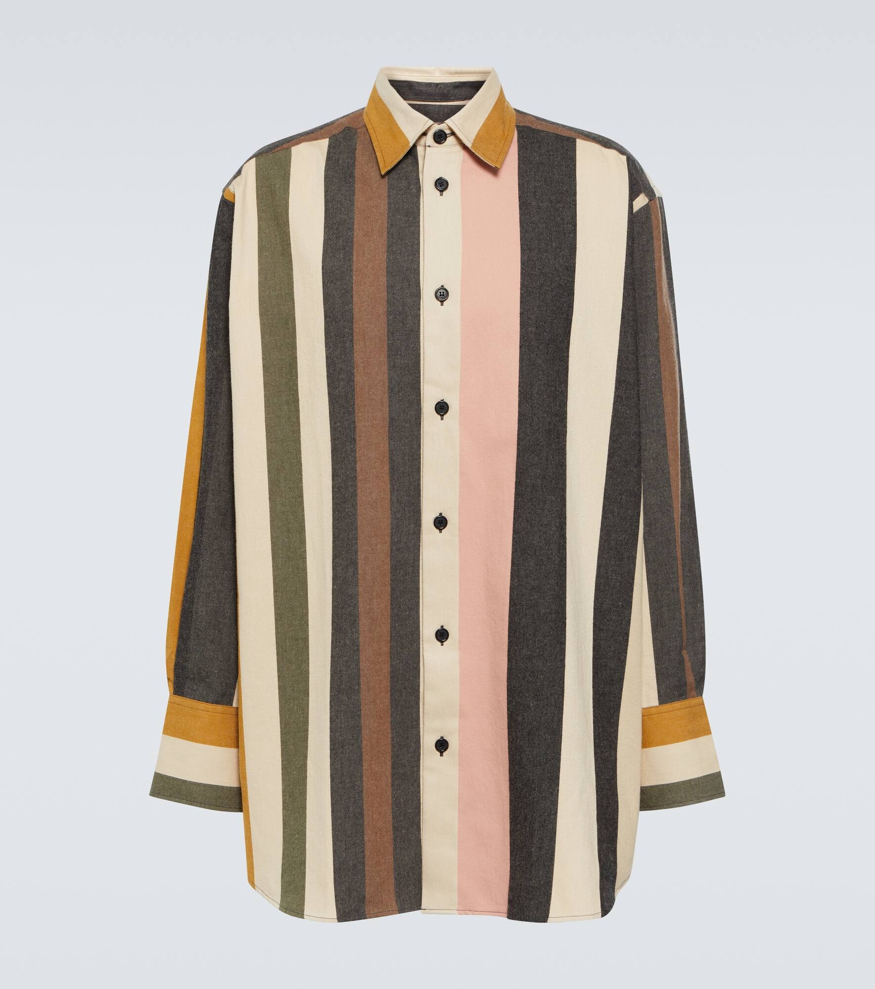 Striped cotton shirt - 1