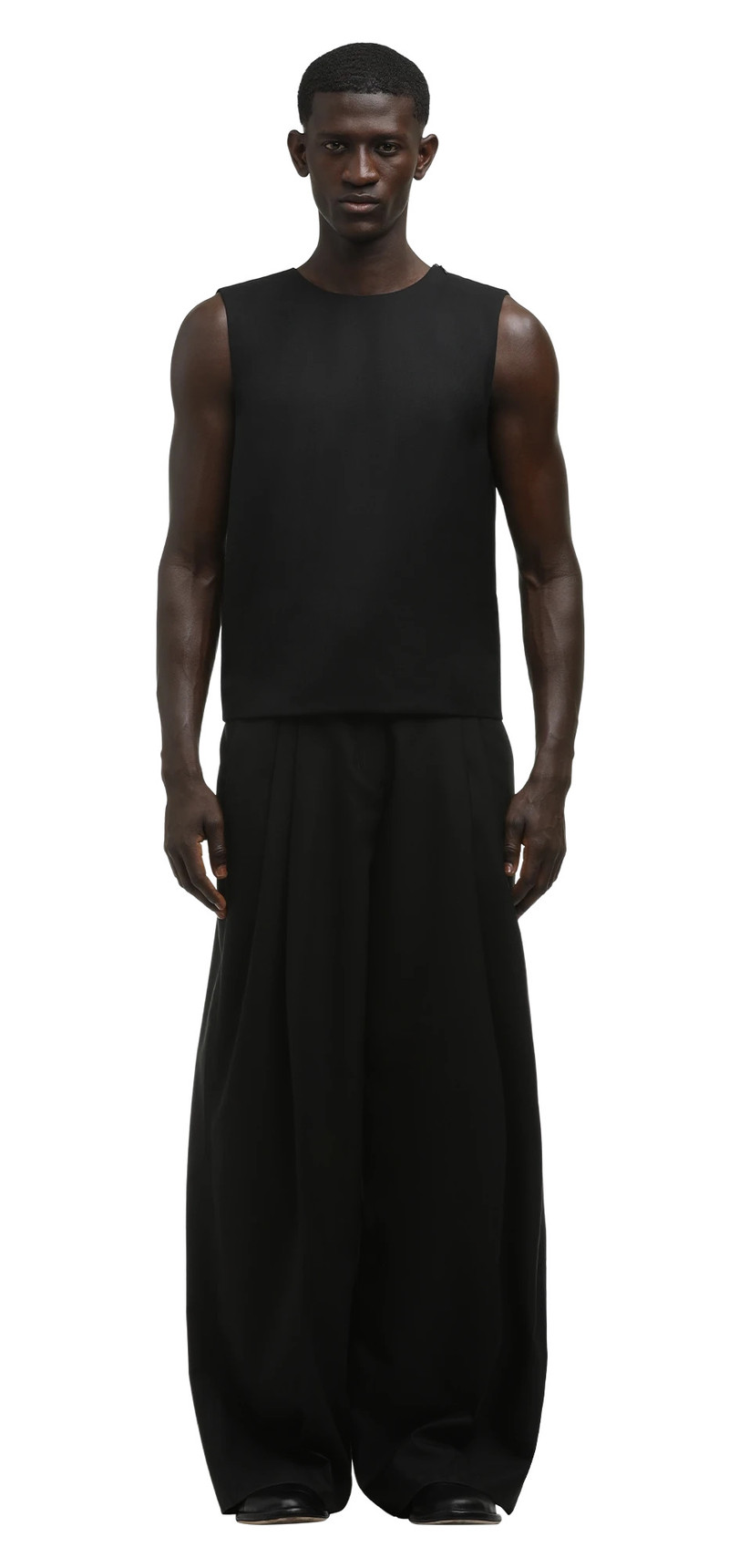 entire studios TELL TANK BLACK WOOL ARCHIVE outlook