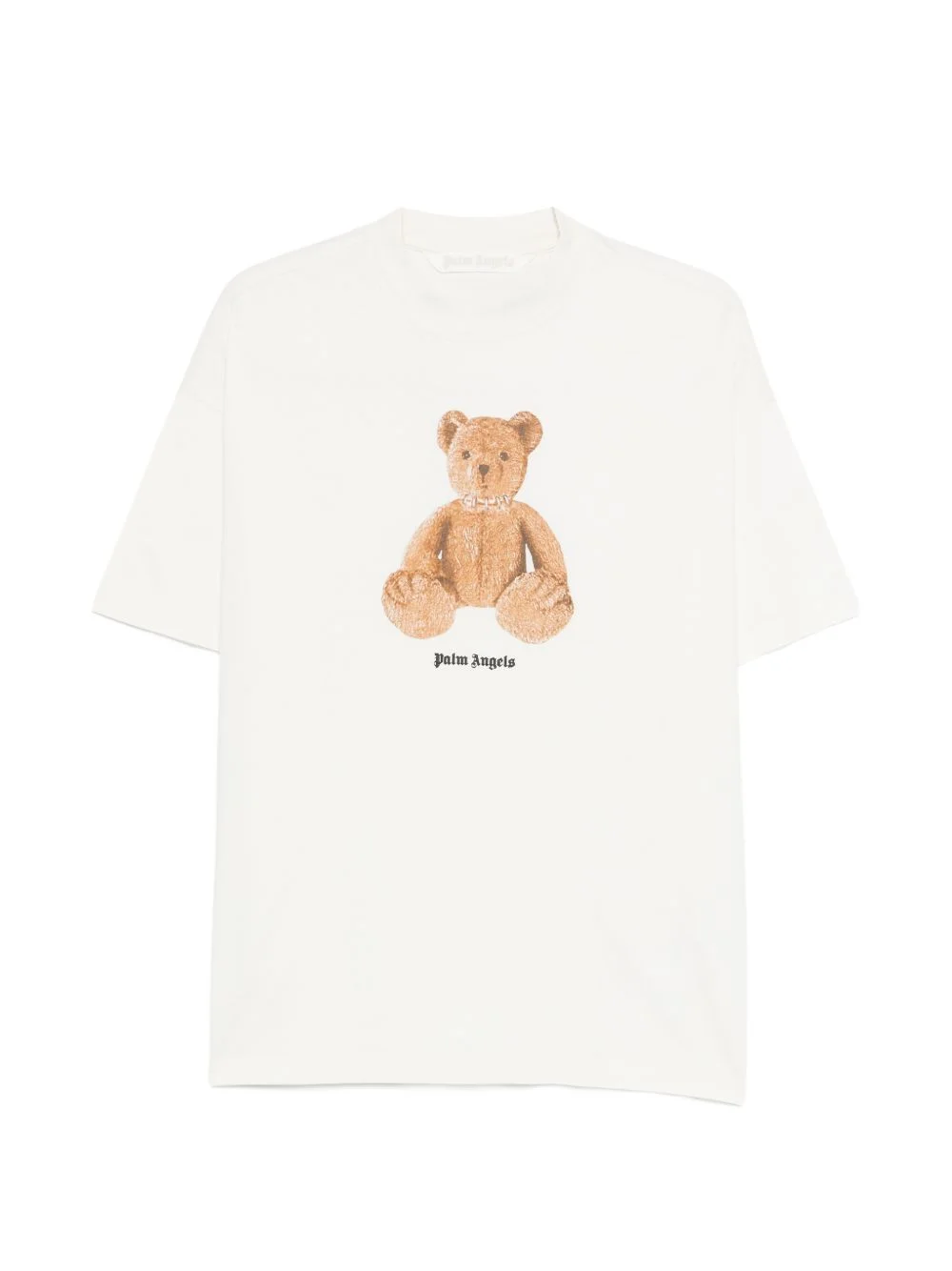 bear-print T-shirt - 1