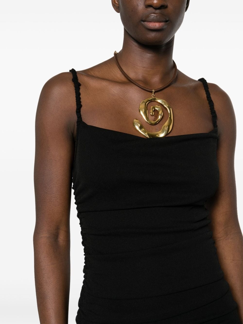 Alexa ruched midi dres - 5
