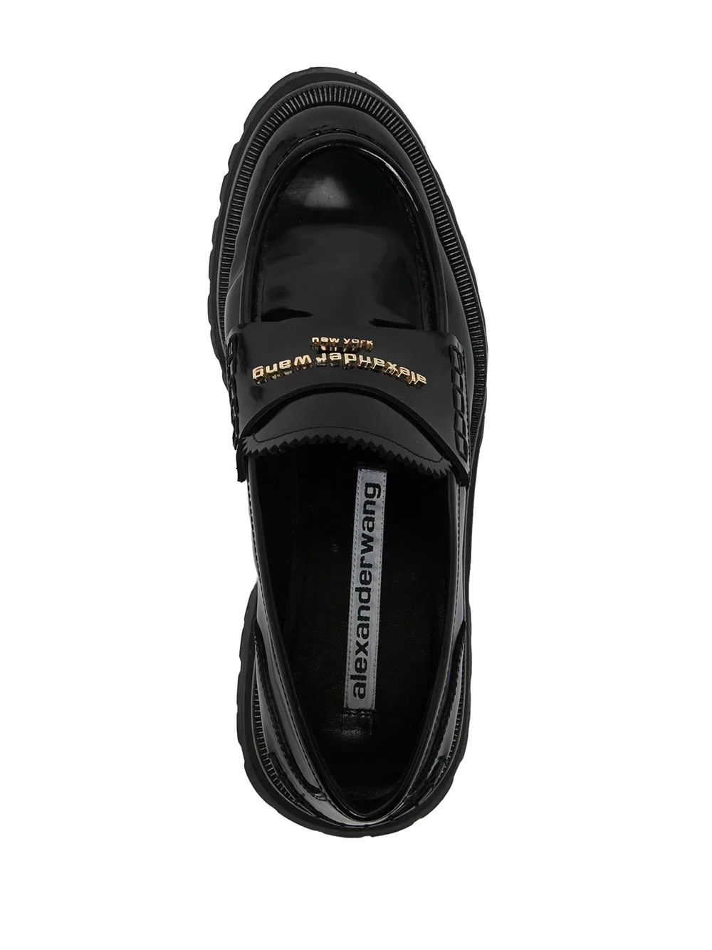 Carter lug-sole box loafers - 4