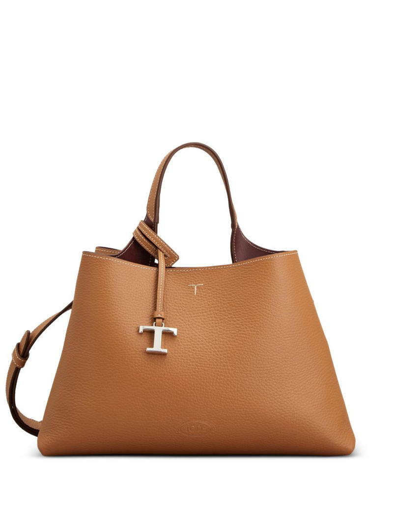 small leather tote bag 1