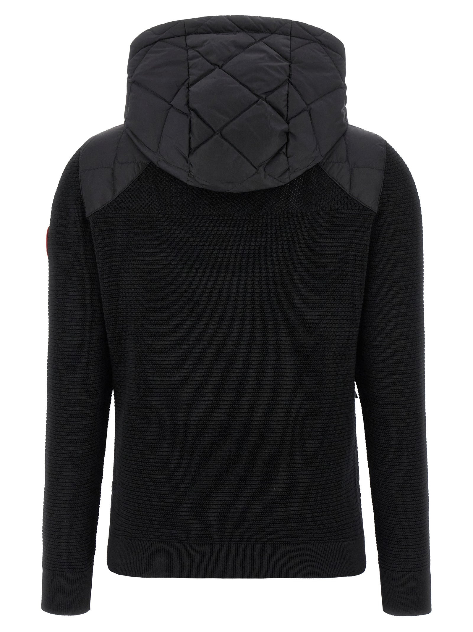 Hybridge® Quilted Knit Puffer Jackets Black - 2