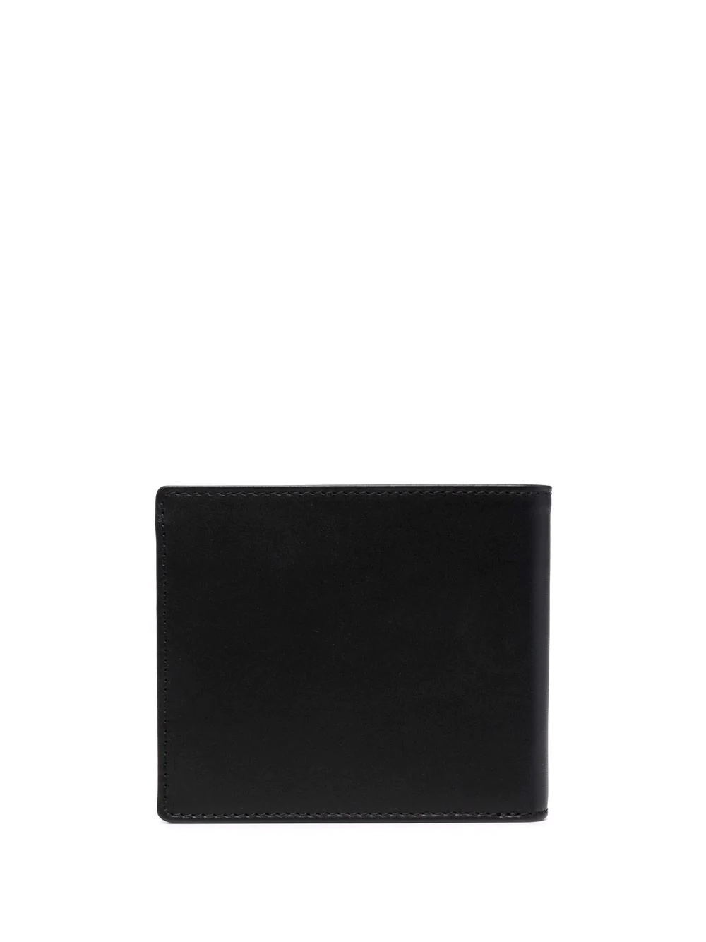 logo-print leather wallet - 2