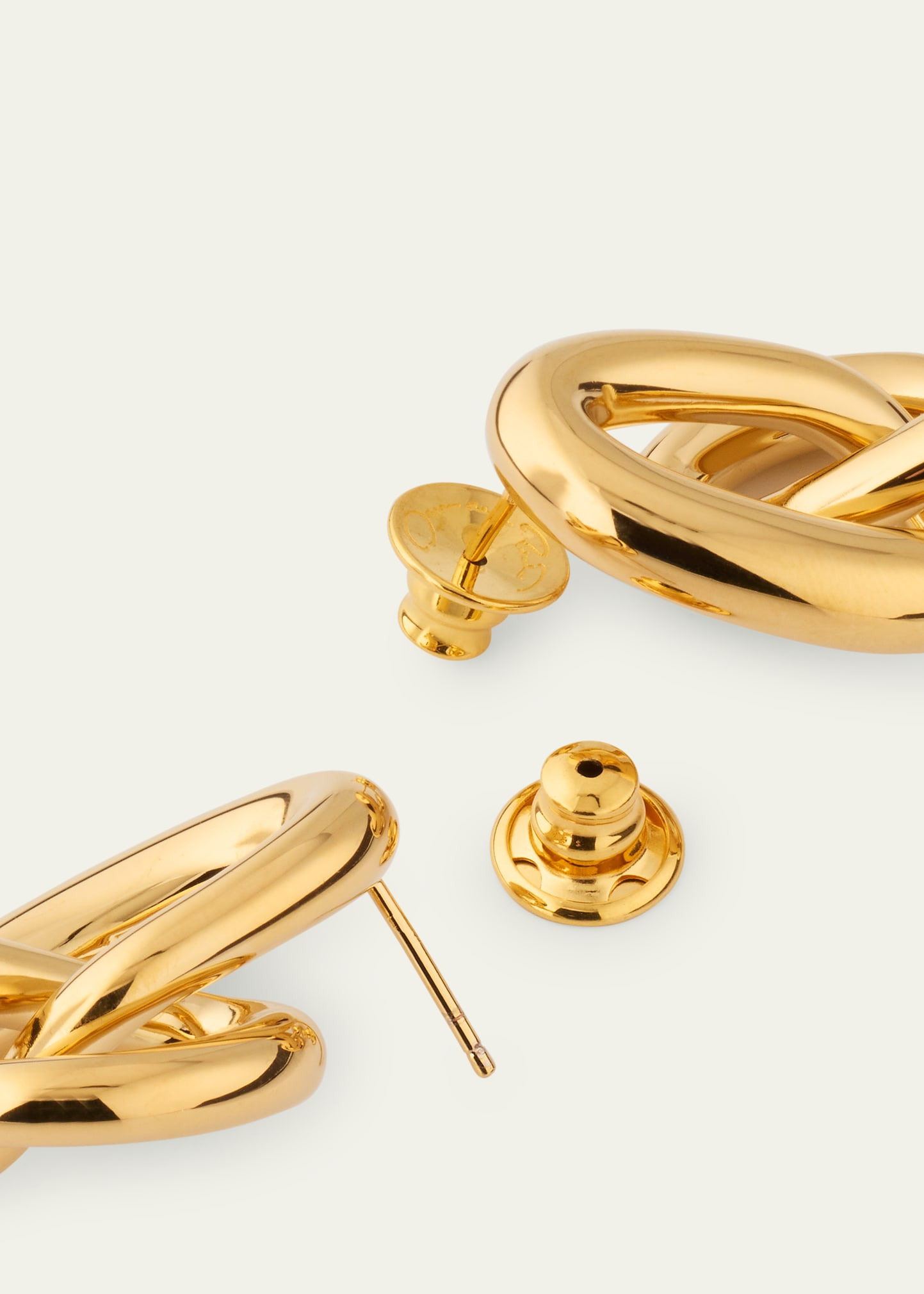 Twisted Knot Stud Earrings - 4