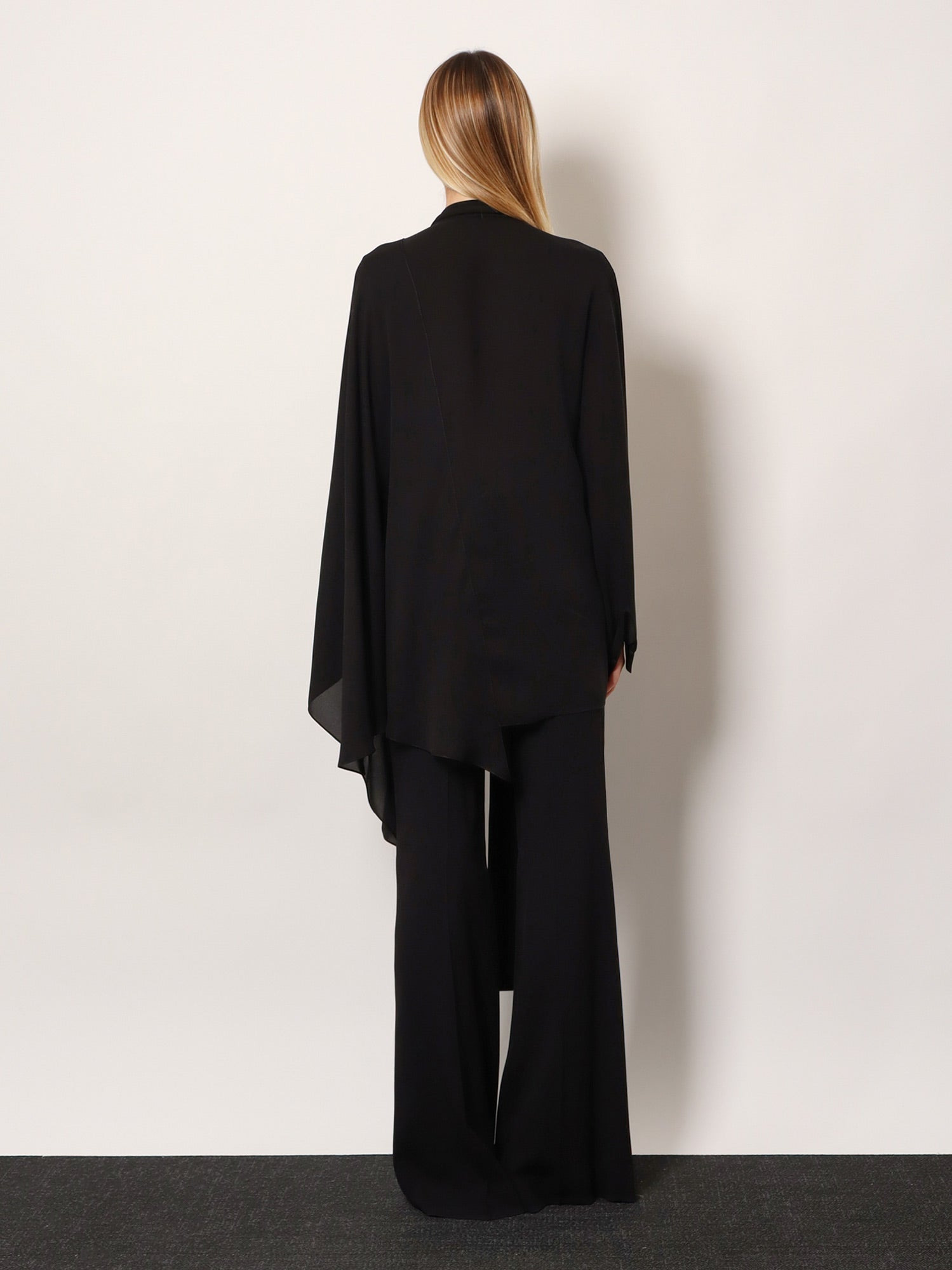 Silk Shirt With Bow - 3