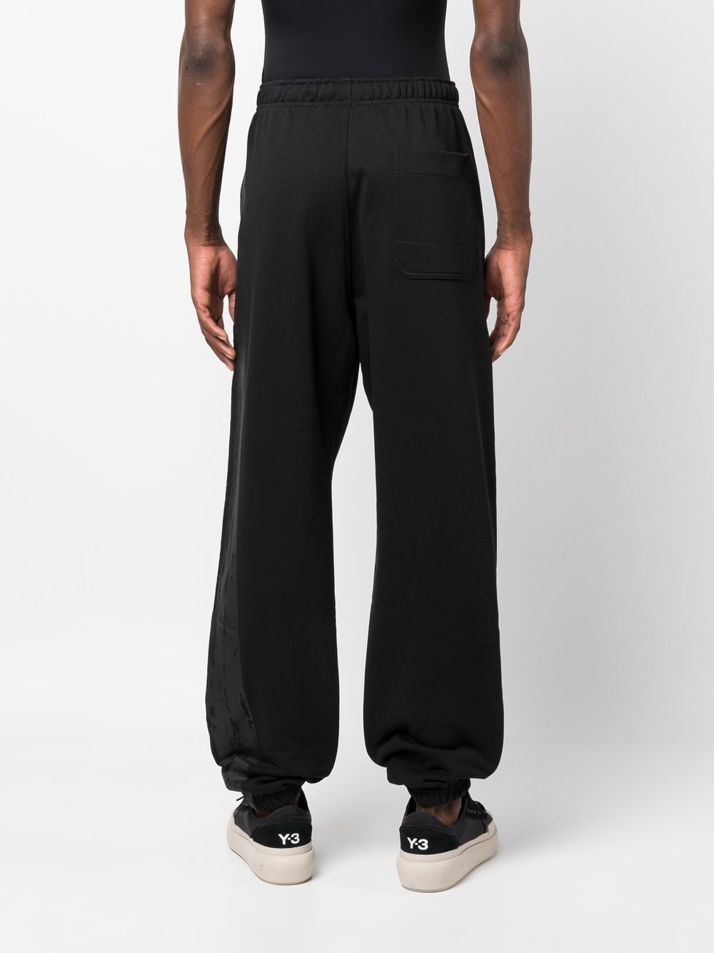 appliqué logo track trousers - 4