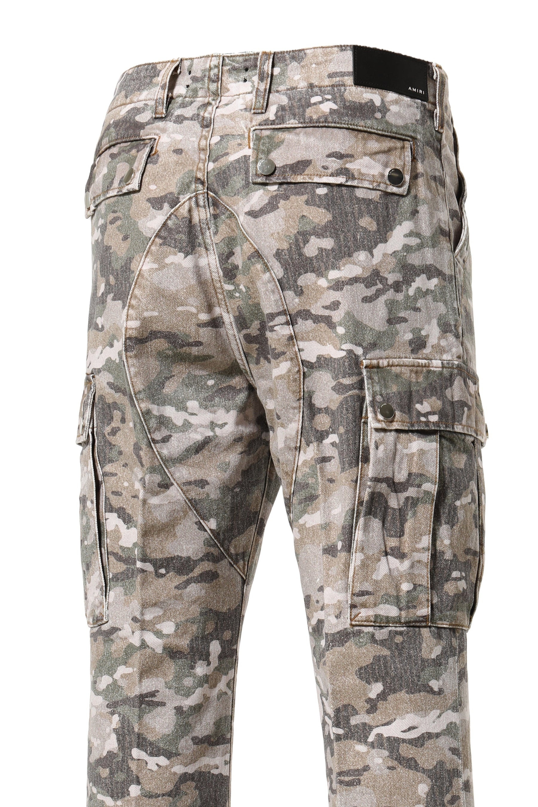 M65 CAMO CARGO KICK FLARE / GRN CAMO - 5