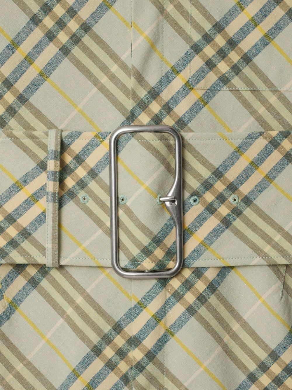 checked shirt dress - 2