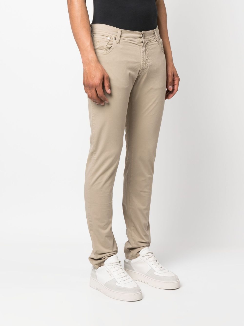 low-rise skinny trousers - 3