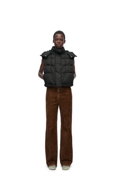 Loewe Puffer vest in nylon outlook