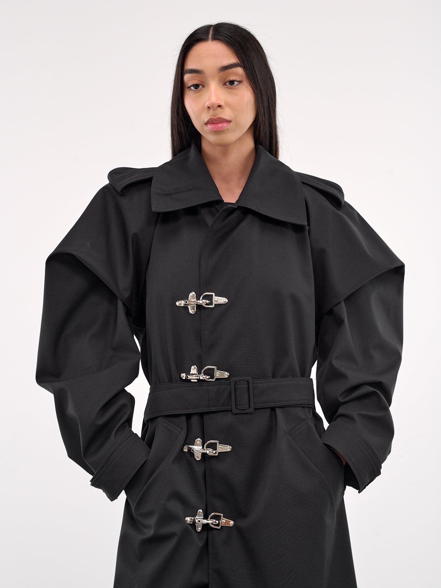 Carabiner Trench Coat - 4