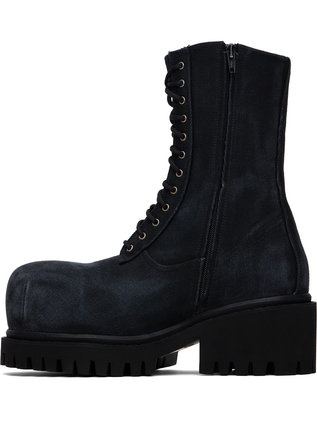 Black Stomper Boots - 3