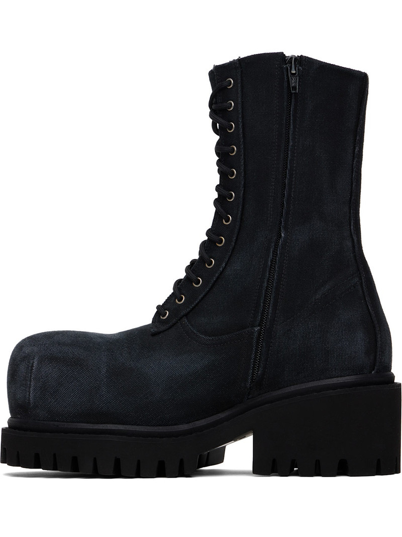 BALENCIAGA Black Stomper Boots outlook