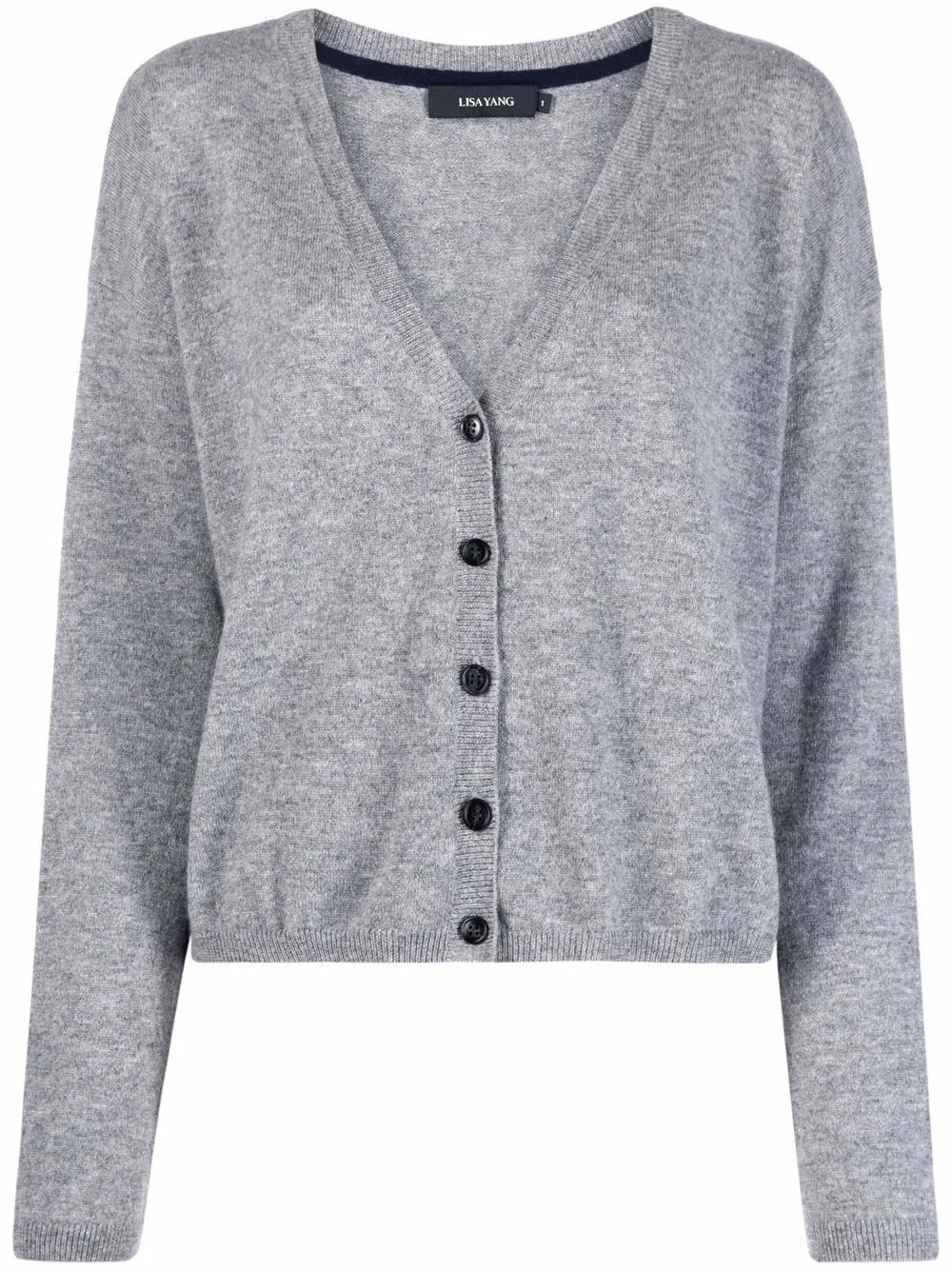 V-neck cashmere cardigan - 1