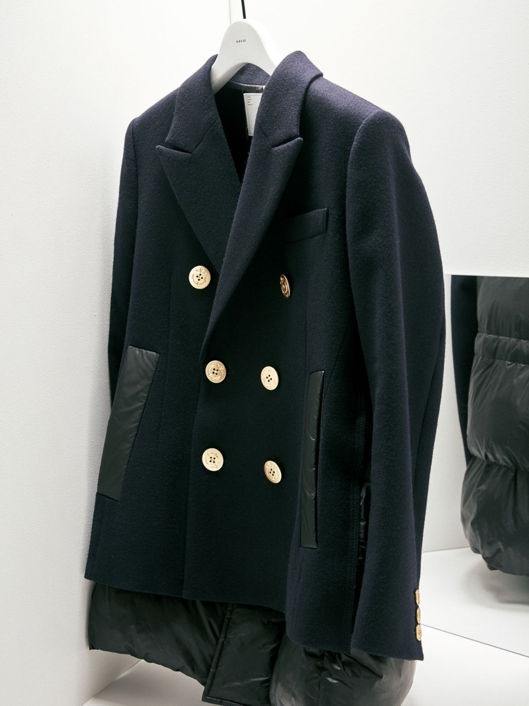 Wool Melton x Puffer Jacket - 2