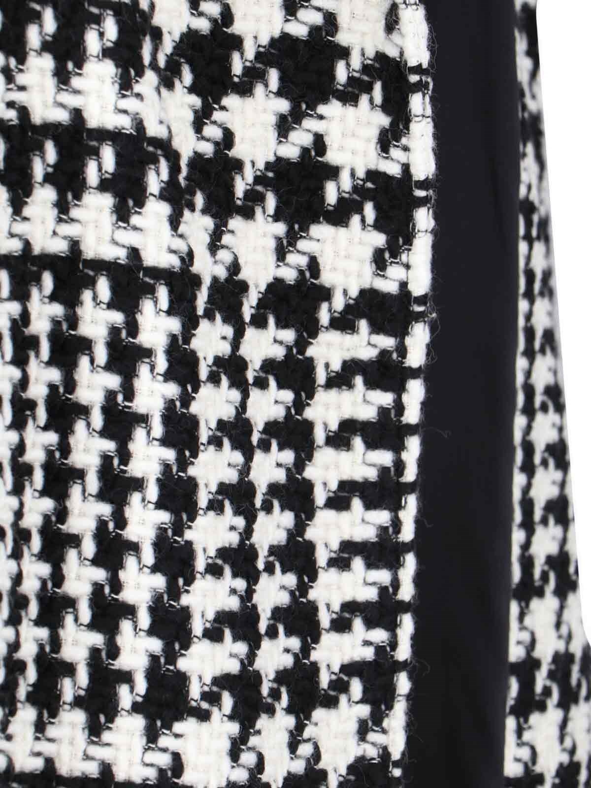 【送料&関税込】Dolce & Gabbana Pied De Poule Midi Coat Dolce & Gabbana PIED DE POULE MIDI COAT | sugar | REVERSIBLE