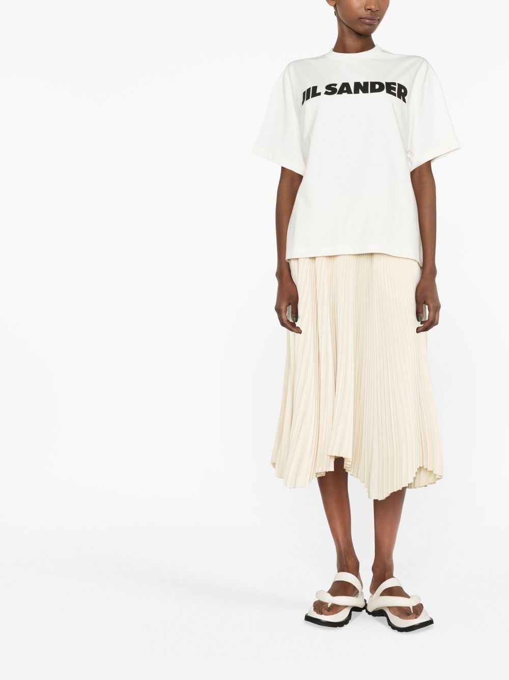 logo-print detail T-shirt - 2