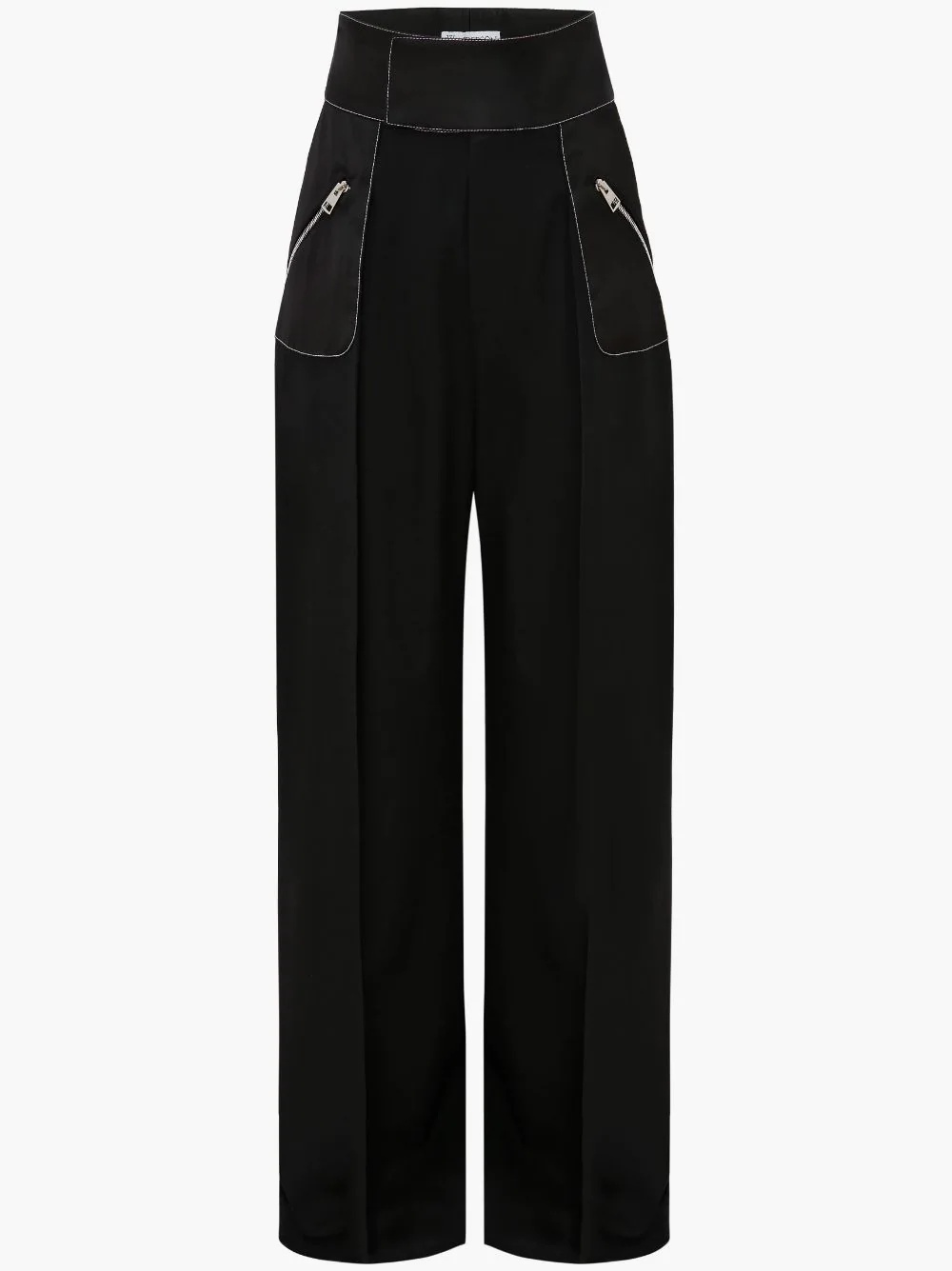 WIDE LEG TUXEDO TROUSERS - 1