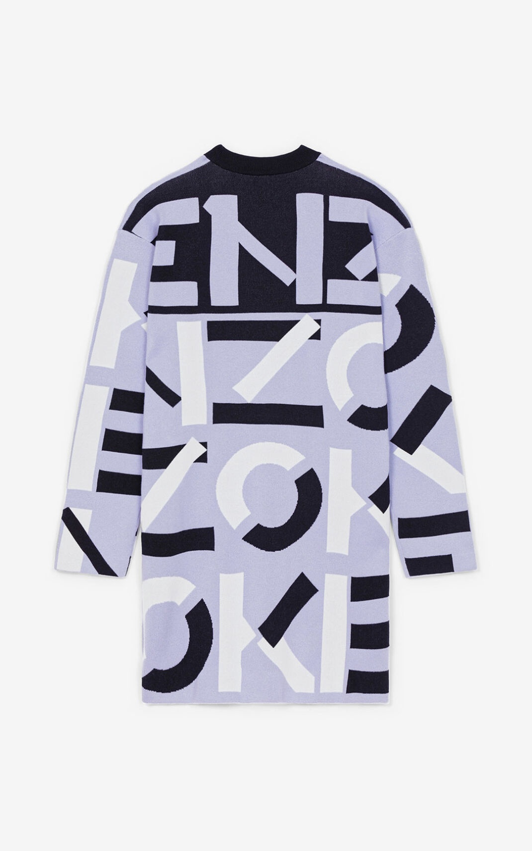 Dress with large KENZO monogram - 5