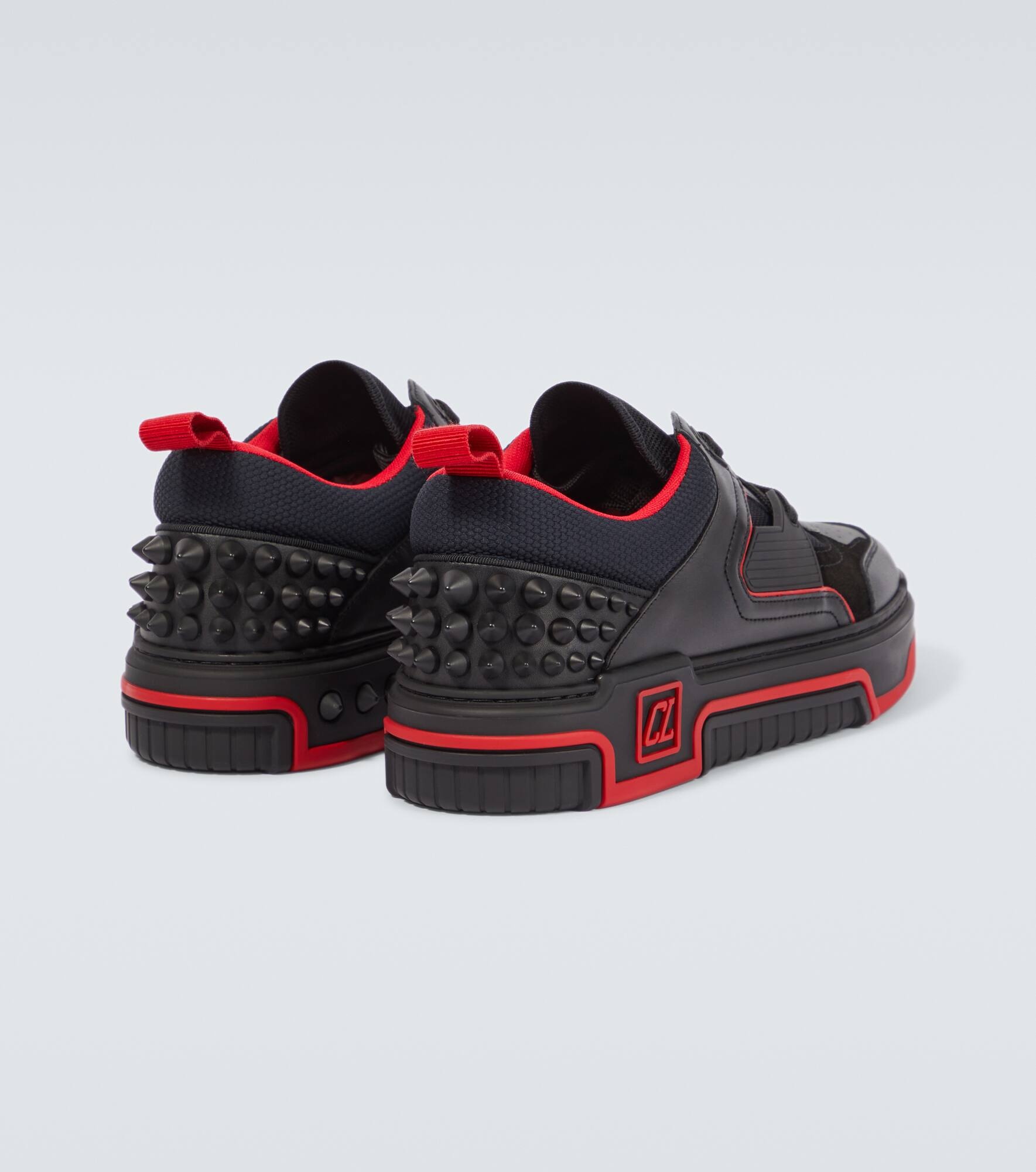 Astroloubi leather and suede sneakers - 6
