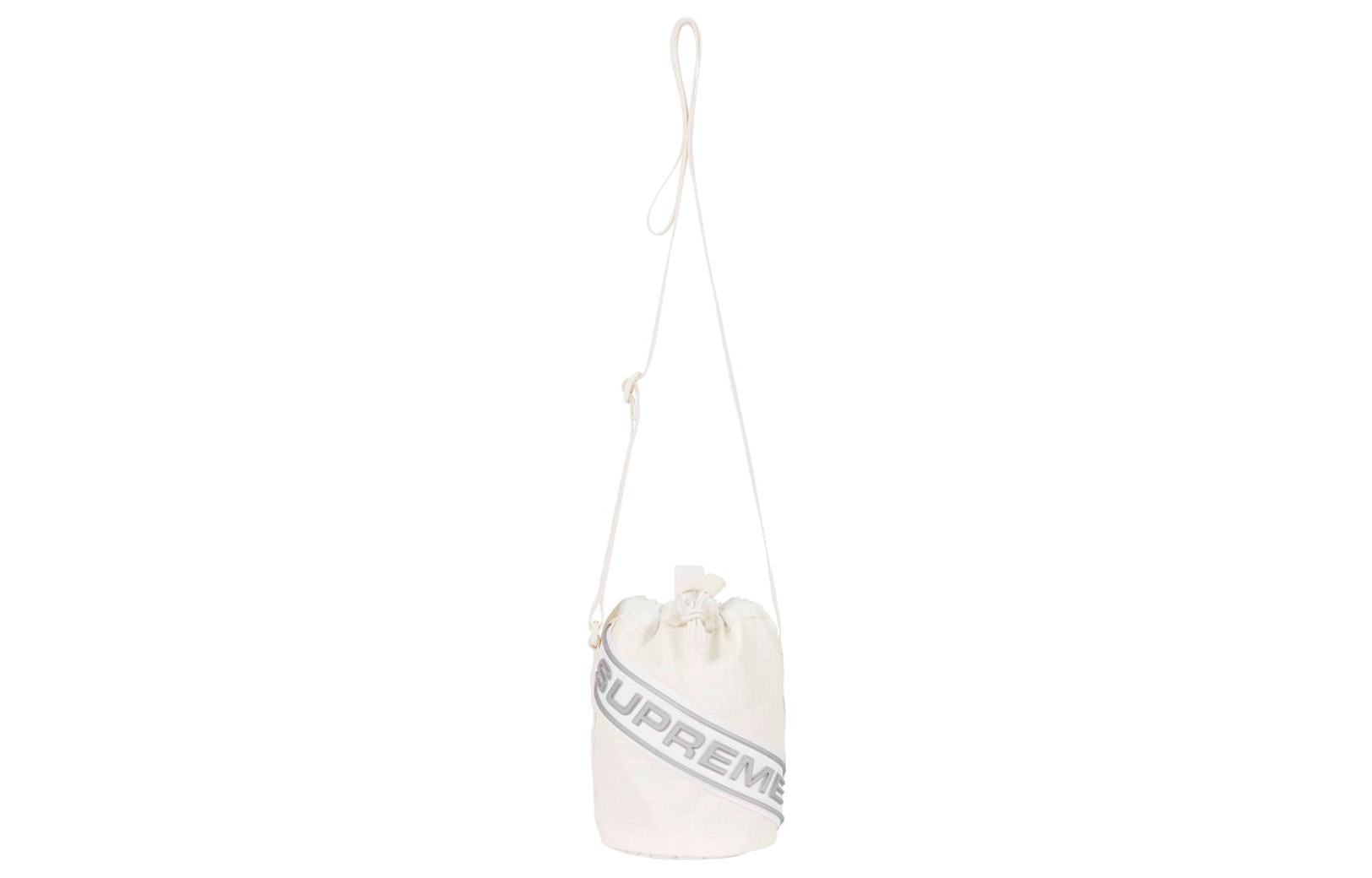 Supreme FW23 Small Cinch Pouch 'White' SUP-FW23-0821 - 4