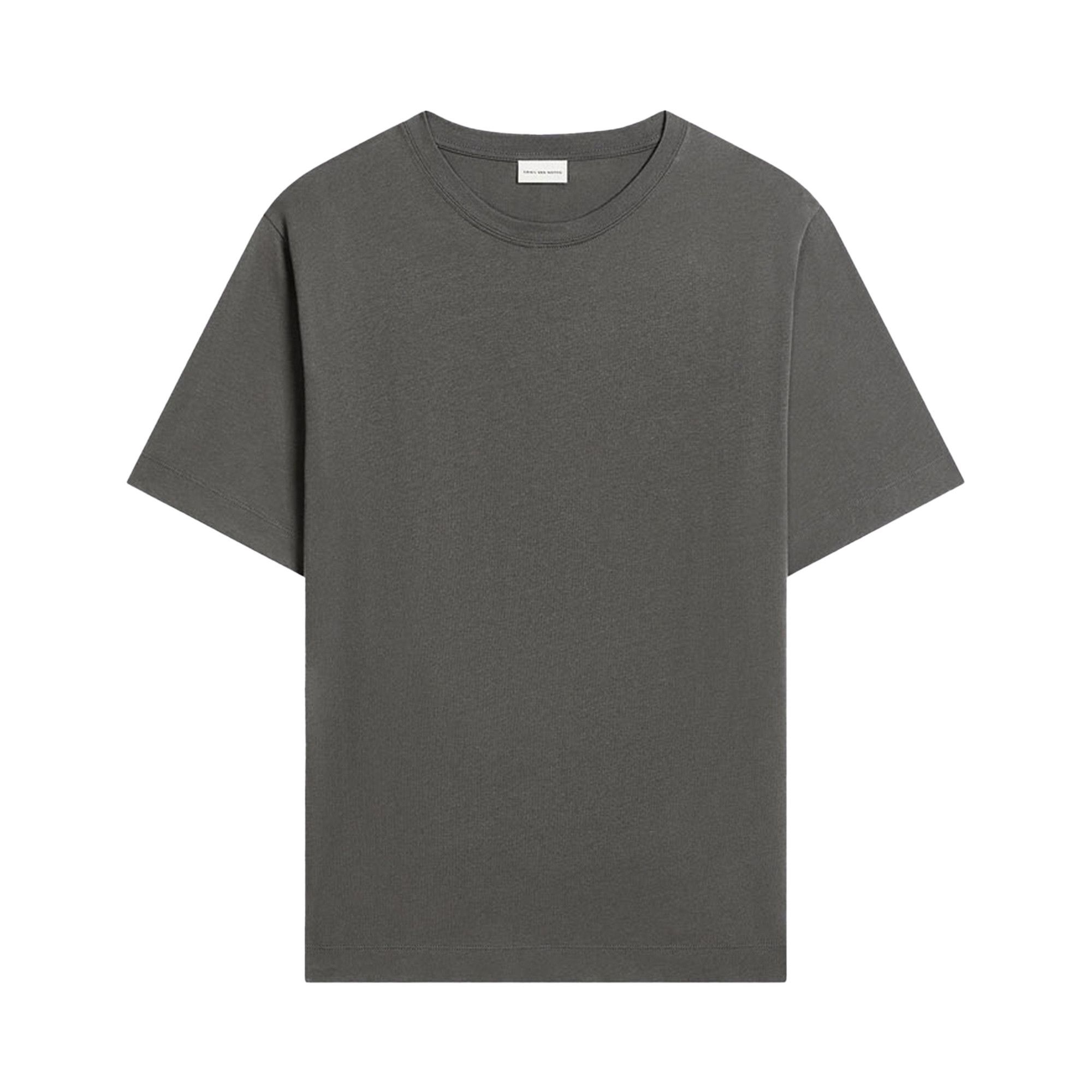 Dries Van Noten Short-Sleeve T-Shirt 'Dark Grey' - 1