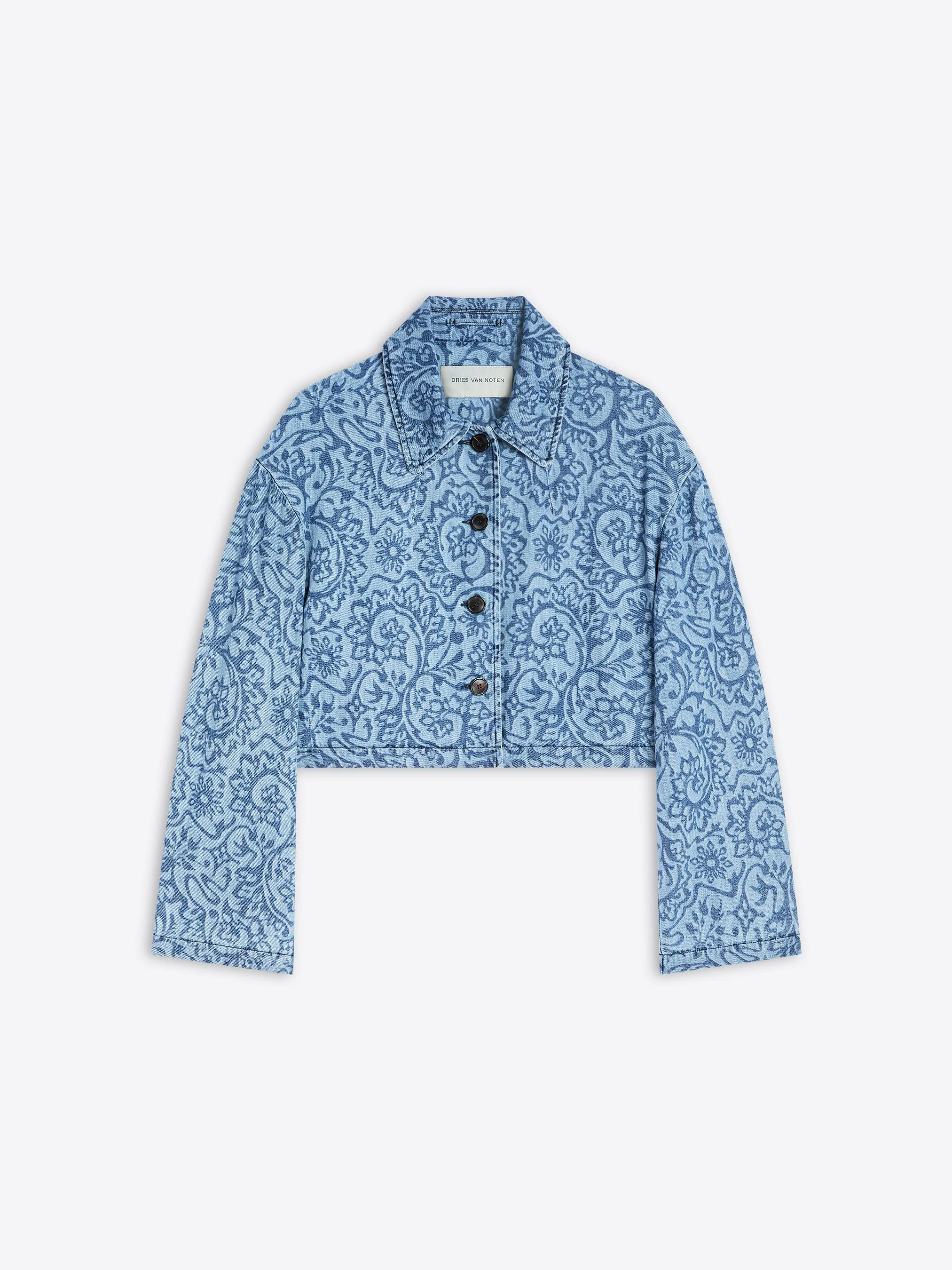 PRINTED DENIM JACKET - 1