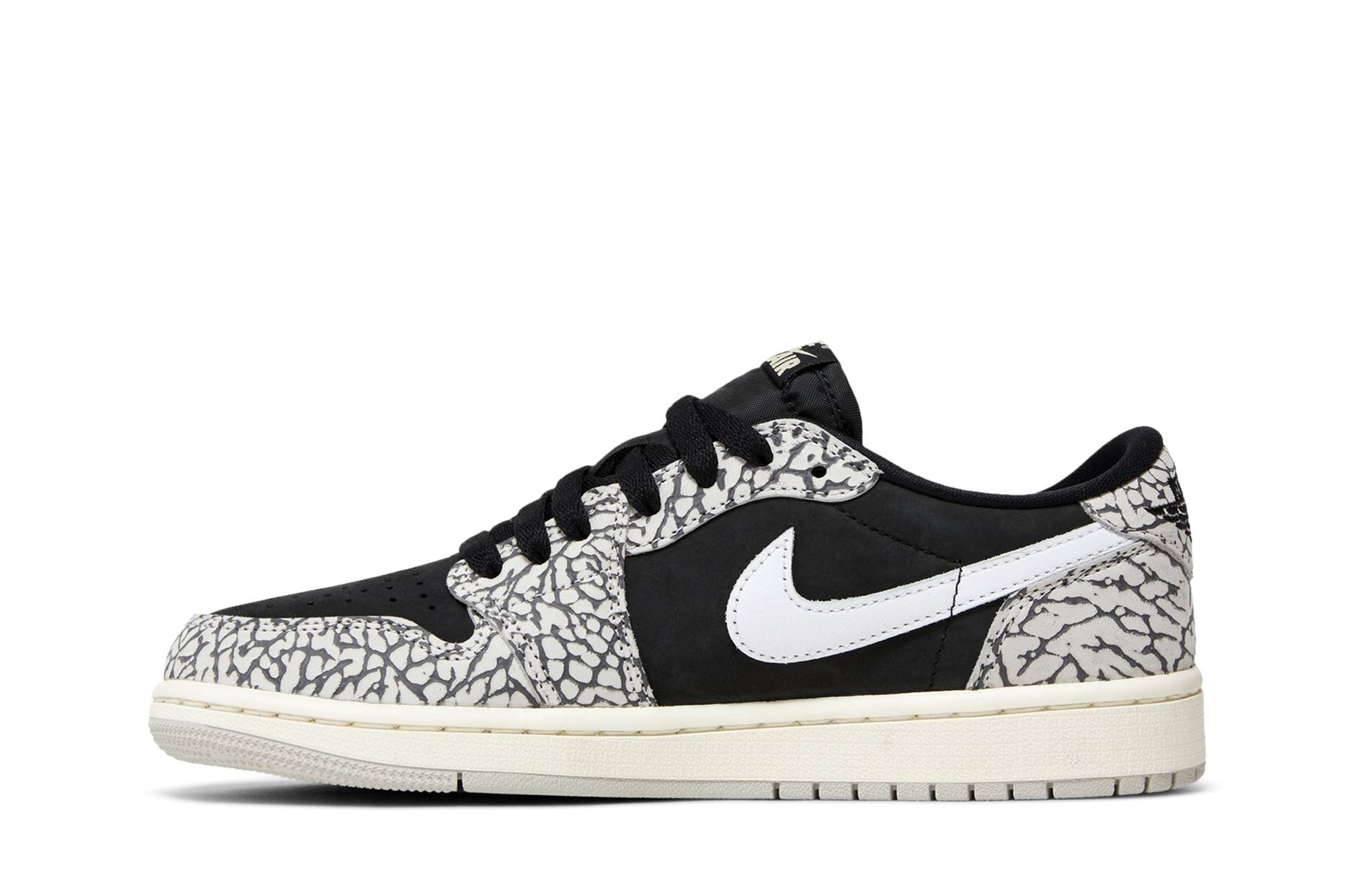 Wmns Air Jordan 1 Retro Low OG 'Black Cement' - 3