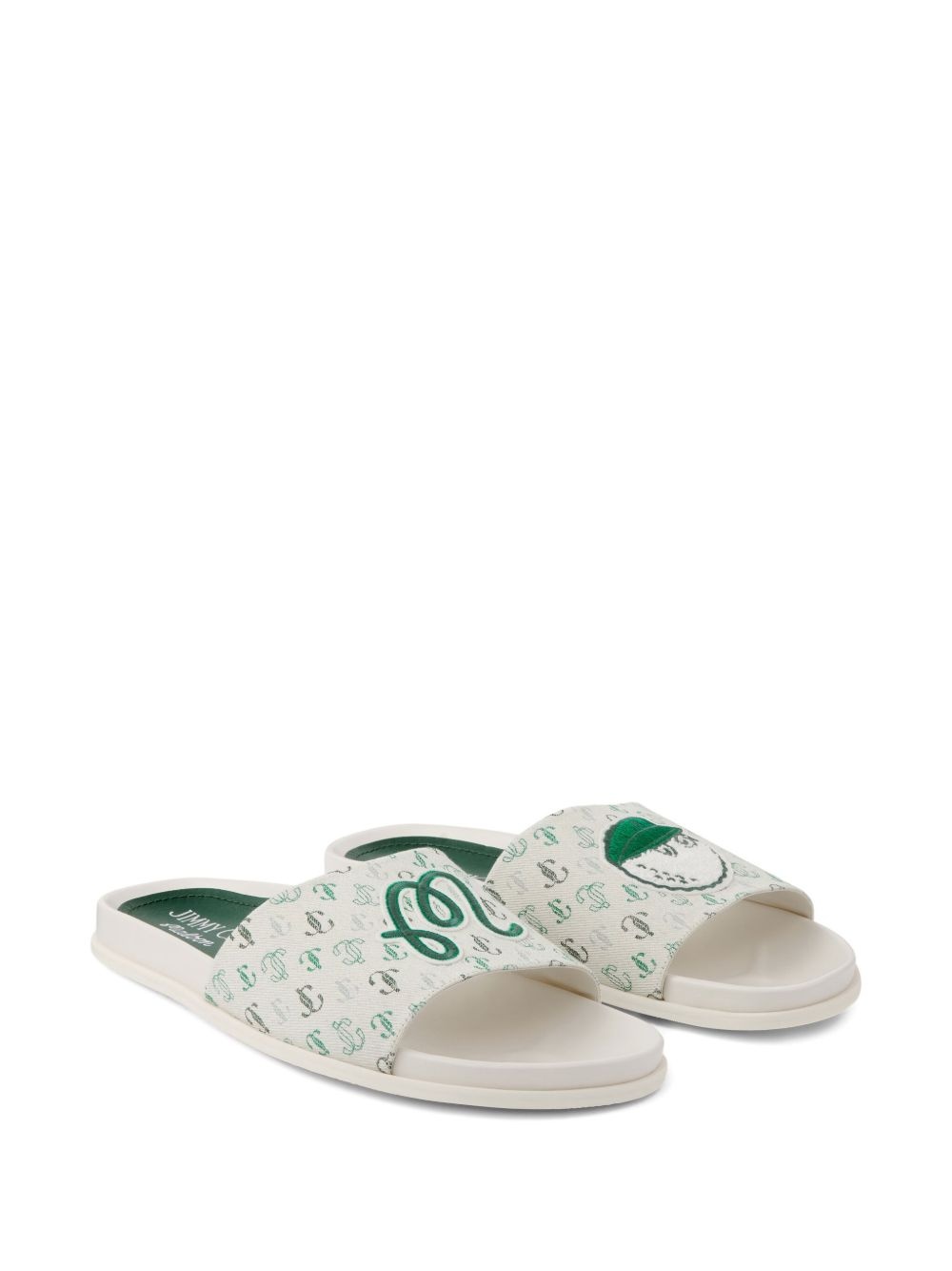 x Malbon graphic-print slides - 5
