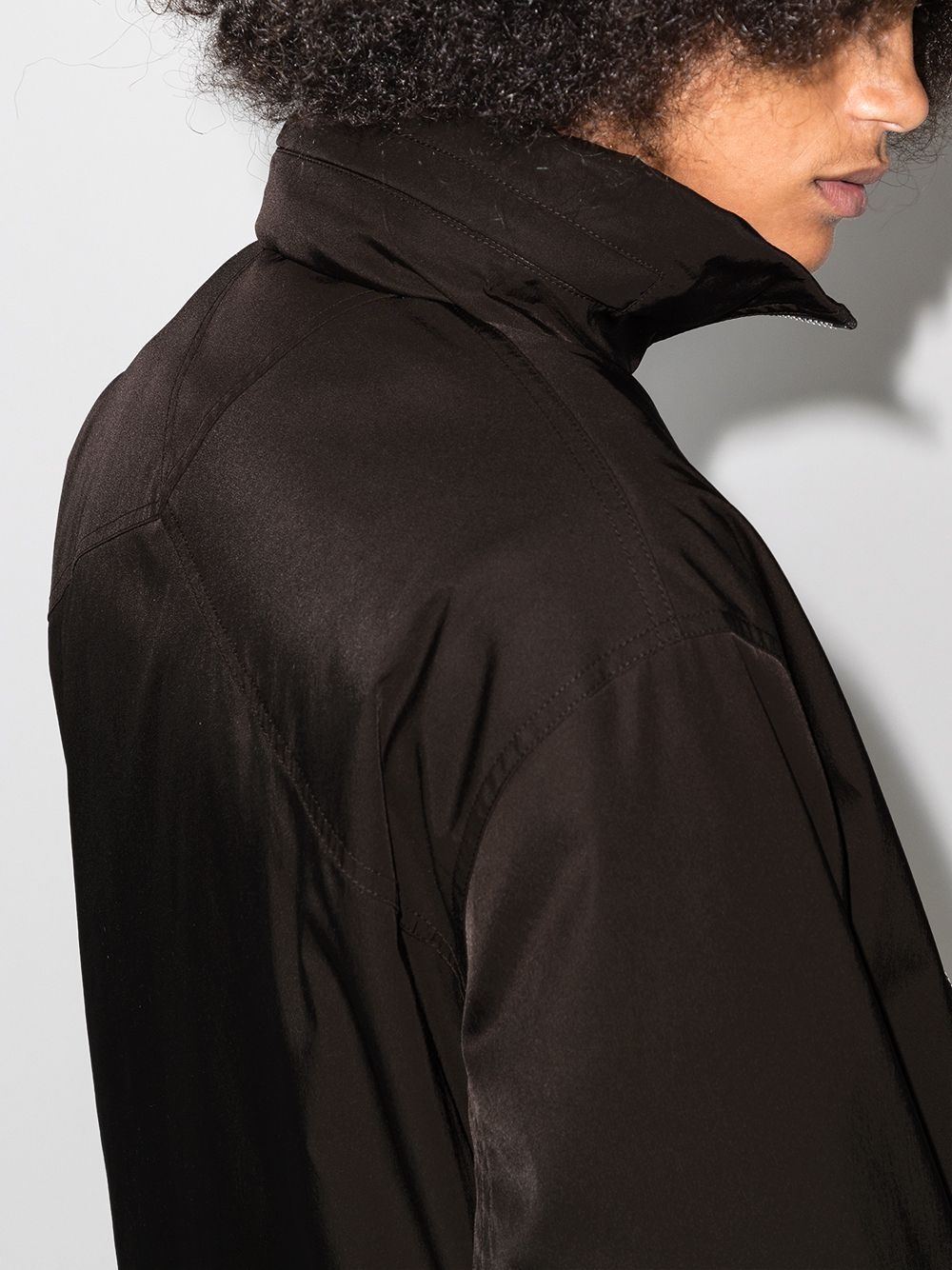 concealed-hood lightweight jacket - 6