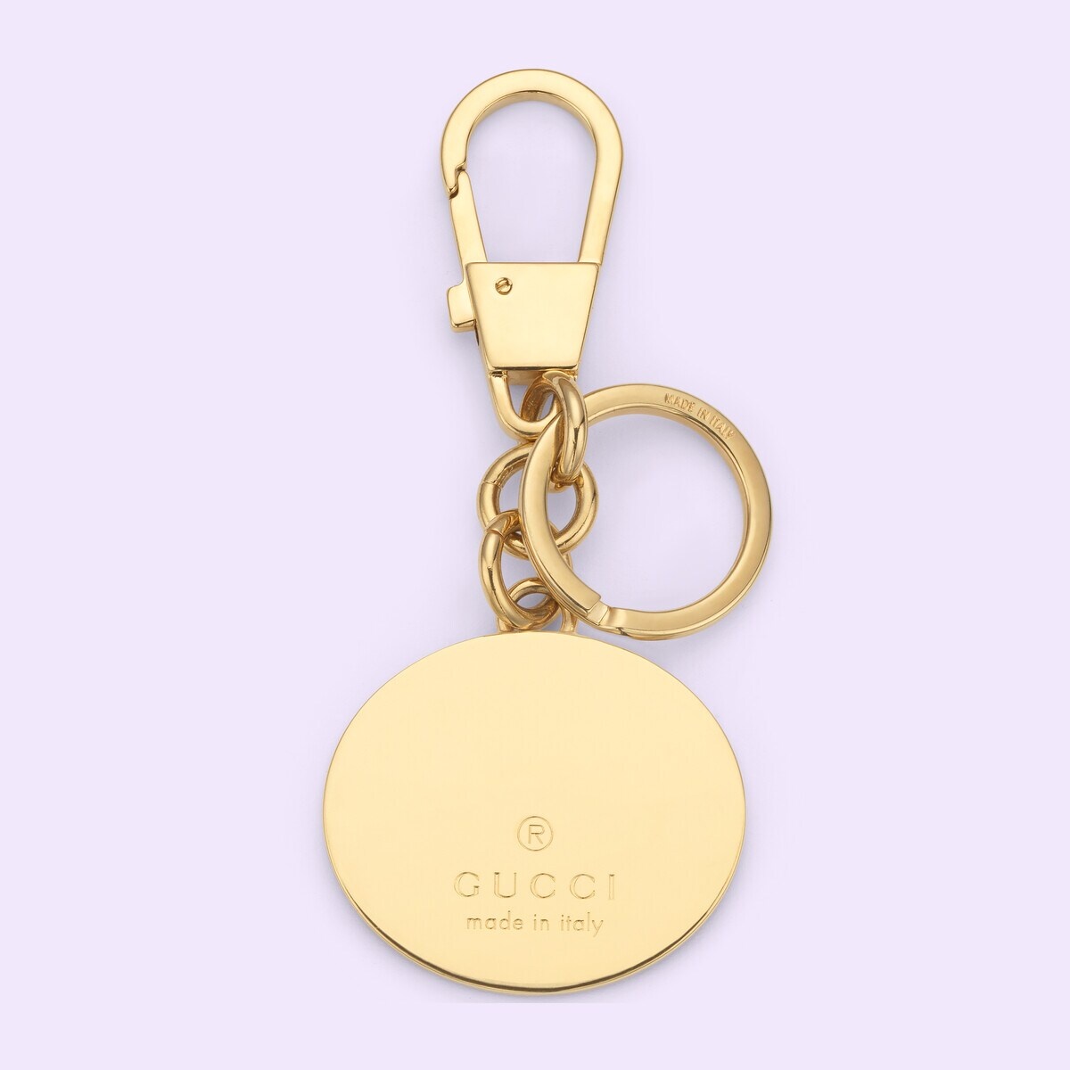 Enamel keychain with Interlocking G - 2