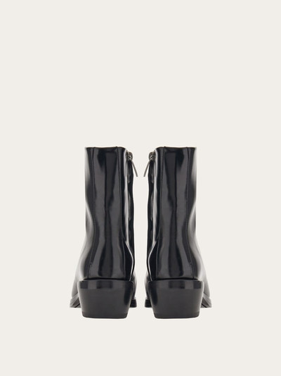 FERRAGAMO SQUARED TOE ANKLE BOOT outlook